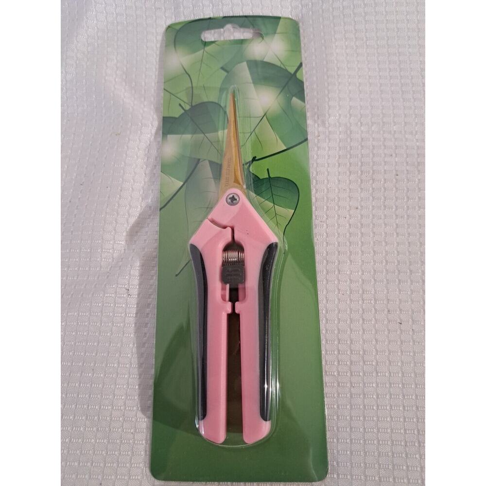 New CURVED BLADE TRIMMING SCISSOR Floral Bud Pruning Shears Plant Sharp Trimmer